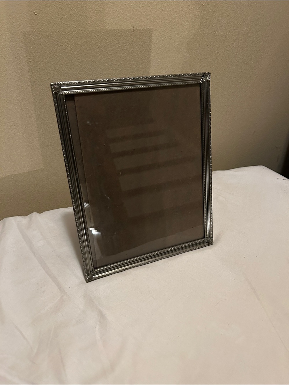Vintage Silver Decorative Picture Frame - Classic Home Accent